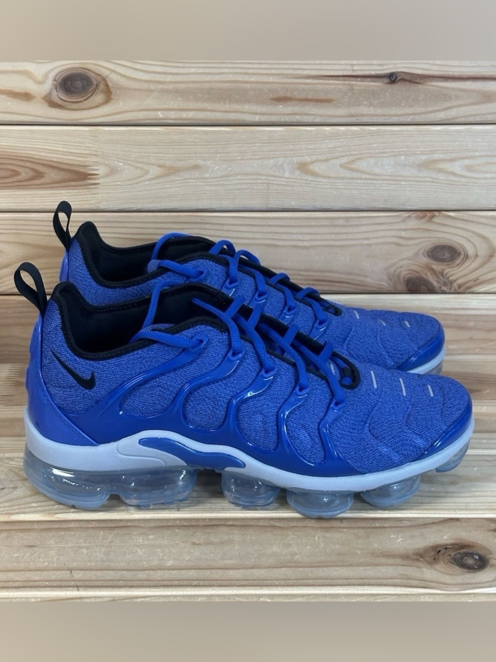 Nike 🔥 Air VaporMax Plus Game Royal Racer Blue Men's Size 9.5 924453 404 - Picture 2 of 10